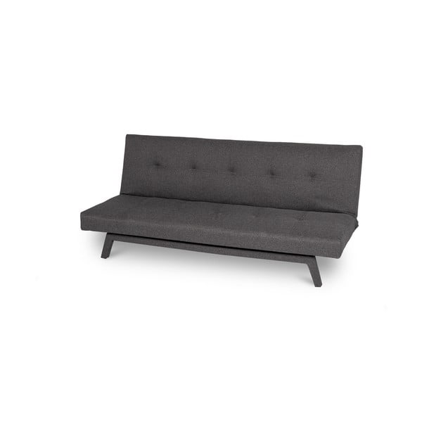 Tamno sivi kauč na razvlačenje sa sivim nogama Debut Ozzie-image-1
