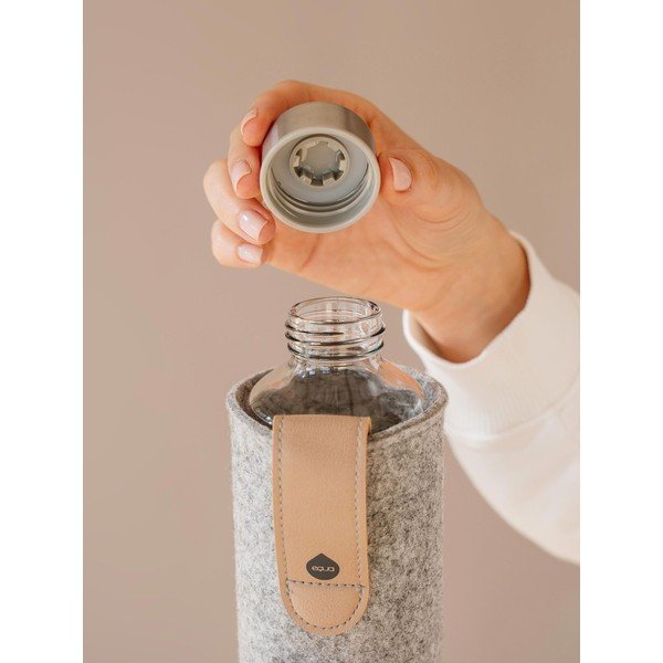 Boca od borosilikatnog stakla s navlakom od filca Equa Mismatch Sand Sky, 750 ml-image-1