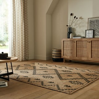 Juteni tepih u prirodnoj boji 120x170 cm Rowen – Flair Rugs
