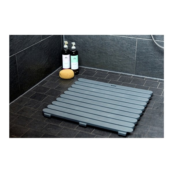 Tamno siva plastična prostirka pogodna i za eksterijer Wenko Outdoor Grey, 55 x 55 cm-image-4