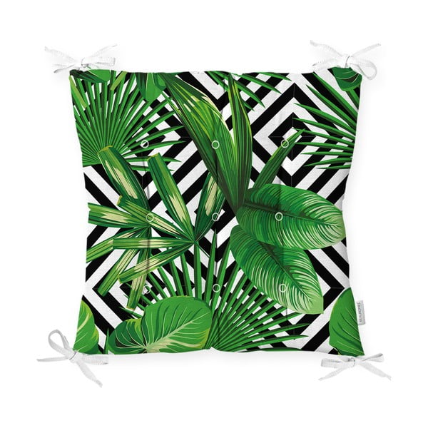 Jastuk za stolicu Minimalist Cushion Covers Green Leaves, 40 x 40 cm