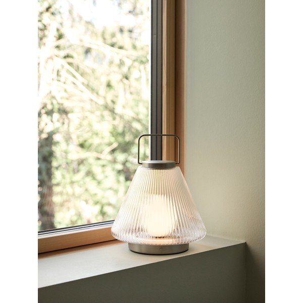 Staklena LED stolna lampa ø24x28 cm Tou – Hübsch-image-2