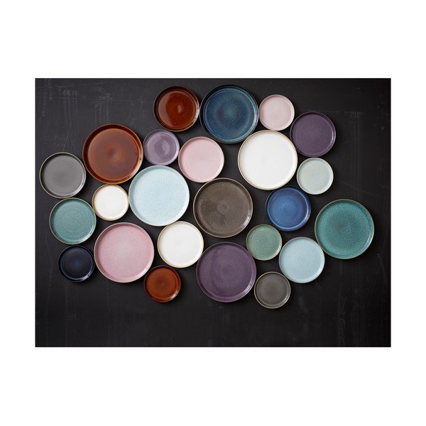 Crni/plavi tanjur od kamenine ø 27 cm Gastro Dark Blue/Black – Bitz-image-3