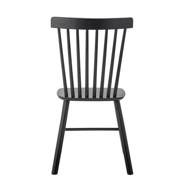 Crna blagovaonska stolica od masivnog kaučuka Mill – Bloomingville-image-3