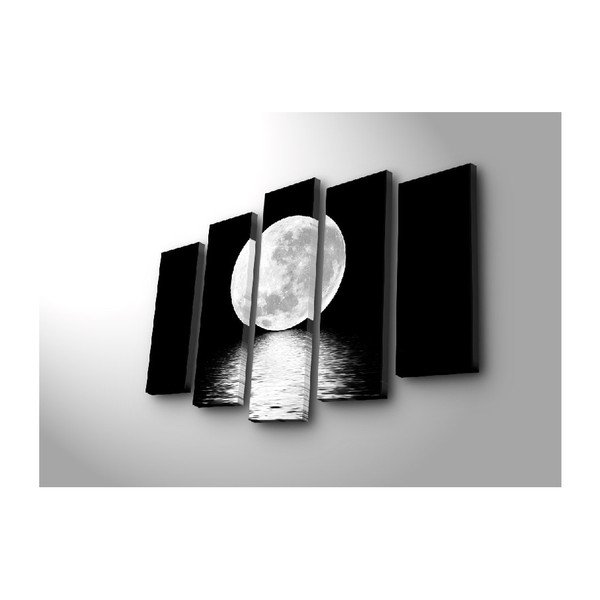 Višedijelna slika Bijeli mjesec, 105 x 70 cm-image-1