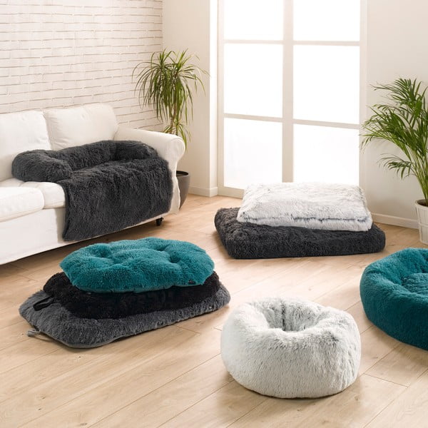 Bijeli krevet za pse 100x70 cm Fluffy Heather – Love Story-image-1