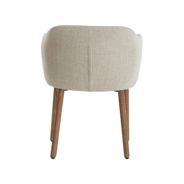 Bež podstavljene blagovaonske stolice u setu s naslonima za ruke 2 kom Blaine – Light & Living-image-4