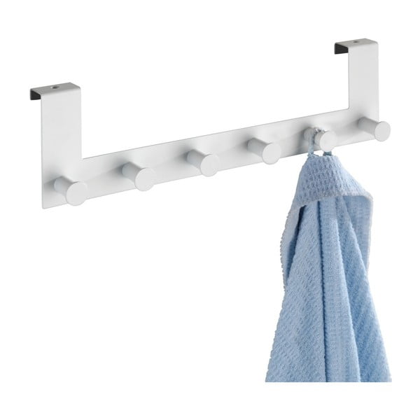 Bijela metalna vješalica za vrata 39 cm Celano – Wenko-image-2