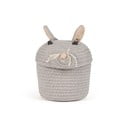 Siva tekstilna dječja kutija za pohranu ø 15x15 cm Mini Renata the Rat – Lorena Canals
