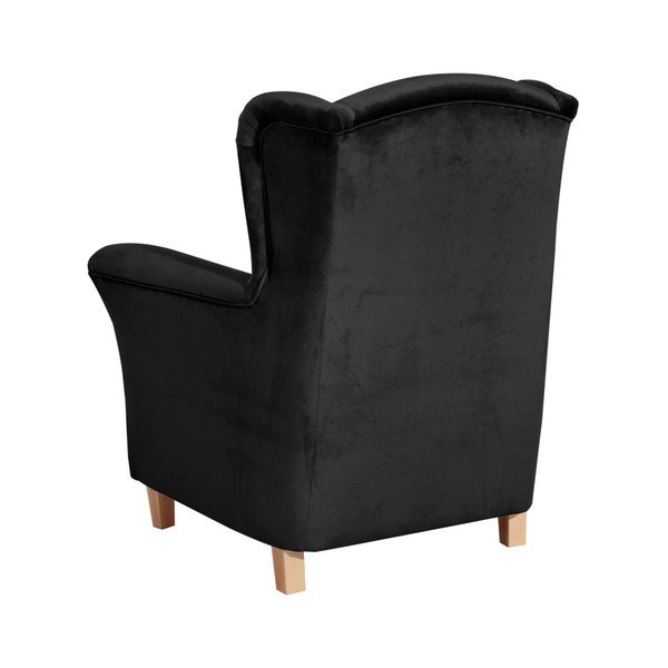 Crna fotelja Agnetha Suede Max Winzer-image-2
