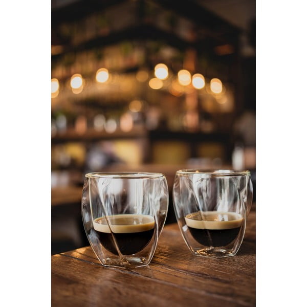 Šalice u setu 2 kom za cappuccino/s dvostrukom stijenkom 250 ml Cristallo – Vialli Design-image-1