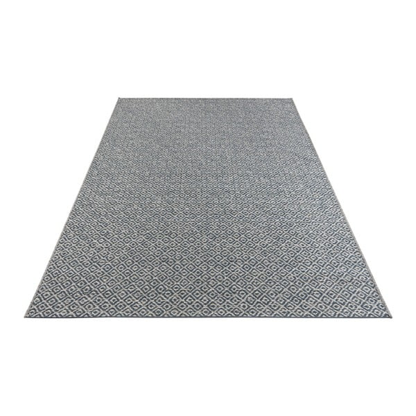 Plavi tepih prikladan za van Elle Decoration Bloom Croix, 140 x 200 cm-image-3