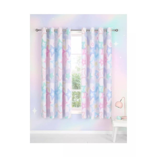 Dječje zavjese u setu 2 kom 168x183 cm Ombre Stars – Catherine Lansfield-image-2