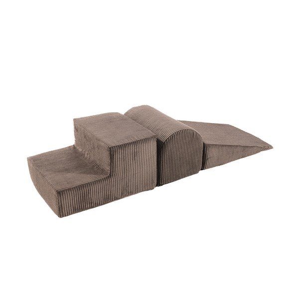 Smeđi set mekanih igrački od pjene 3 kom od samta visina 30 cm 45x143 cm – Meowbaby
