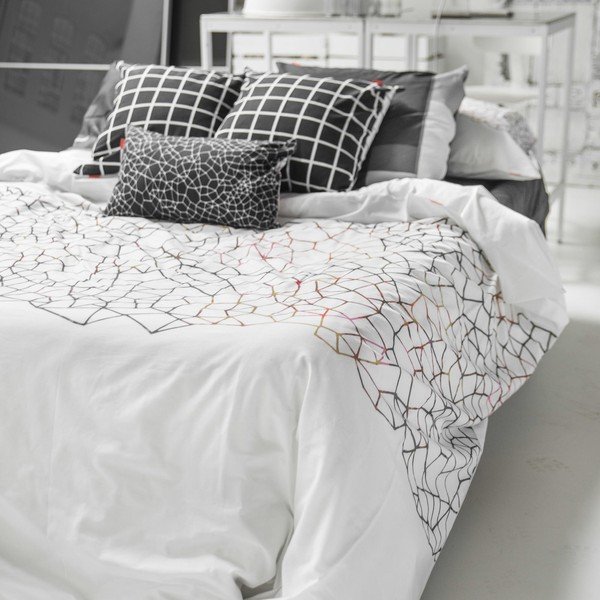 Pamučni pokrivač za poplun Blanc Net, 200 x 200 cm-image-4