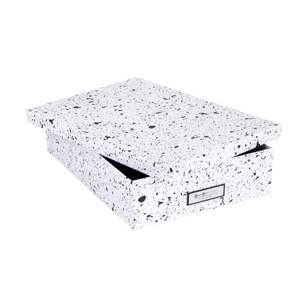 Crno-bijela kutija za pohranu Bigso Box of Sweden Oskar-image-3