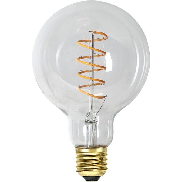 LED/sa žarnom niti žarulja s mogućnosti zatamnjivanja s toplim svjetlom E27, 4 W Spiral Filament – Star Trading-image-2