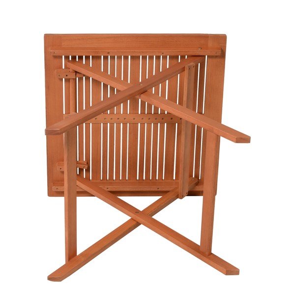 Vrtni stol od masivnog eukaliptusa 70,5x70,5 cm Pasaneda – Garden Pleasure-image-3