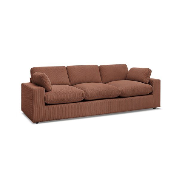 Narančasta sofa od samta 250 cm Belair – Bobochic Paris-image-2