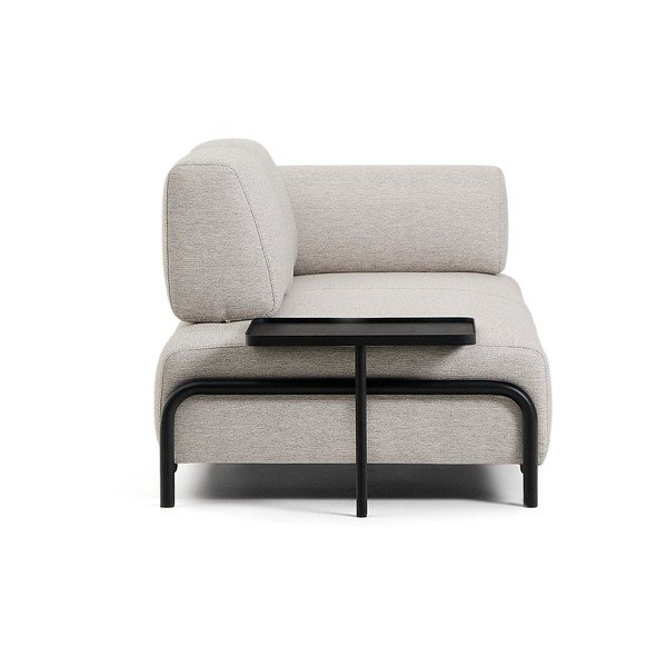 Sivo-bež sofa 220 cm Compo – Kave Home-image-3