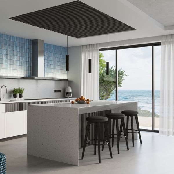 Crna viseća svjetiljka Gleam – Sollux-image-1