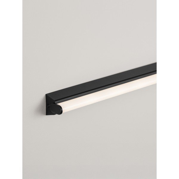Mat crna LED zidna lampa aluminijska Endo – Nova Luce-image-3