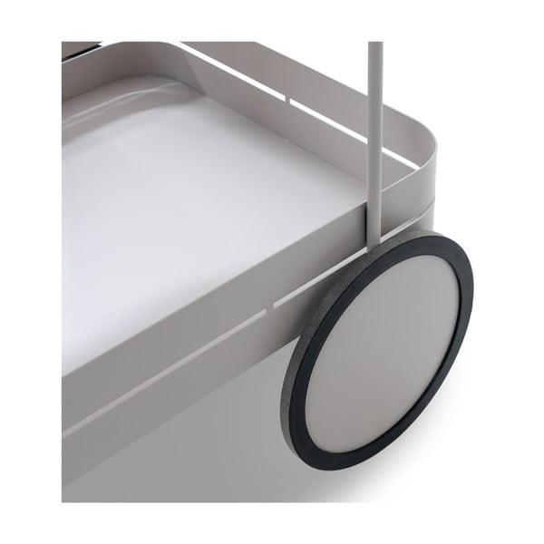 Metalna kolica za posluživanje na kotačima 74x42 cm Gin & Trolley – Spinder Design-image-4