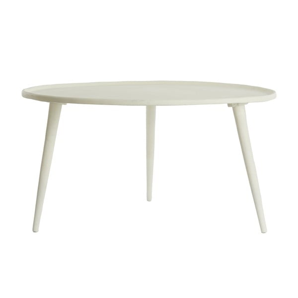 Krem metalni okrugao stolić za kavu ø 67,5 cm Babina – Light & Living