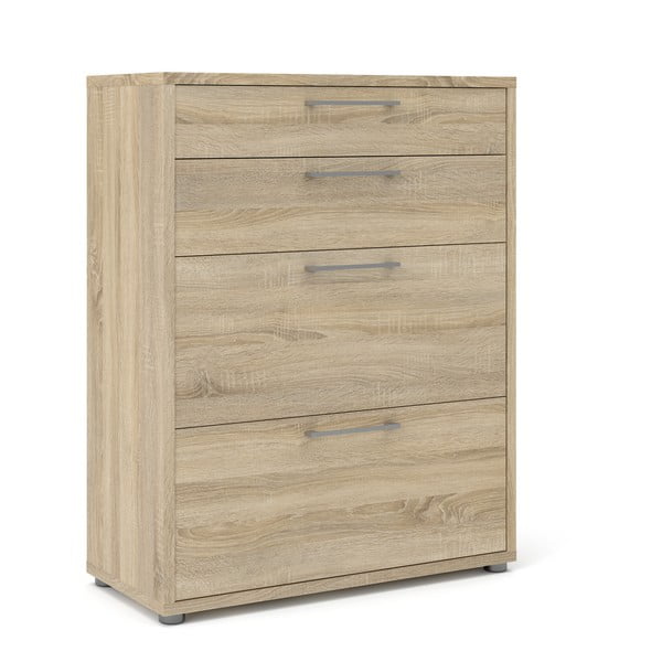 Modularna biblioteka u dekoru hrasta u prirodnoj boji 89x113 cm Prima – Tvilum-image-4