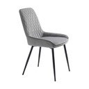 Siva blagovaonska stolica Milton - Unique Furniture