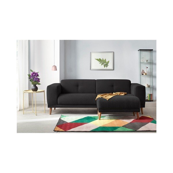 Crna sofa s sjedalom Bobochic Paris Luna-image-4