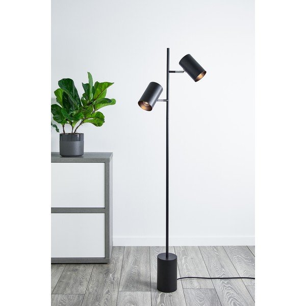 Crna podna lampa Twin - Markslöjd-image-1