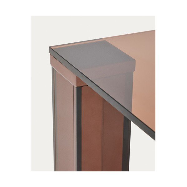 Stakleni blagovaonski stol 100x200 cm Adularia – Kave Home-image-3