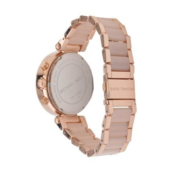 Ženski sat s ružičastim detaljima u rose gold boji Michael Kors Blush-image-3
