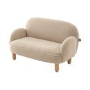 Bež dječji kauč od bouclé tkanine 89 cm Rocky – Vipack