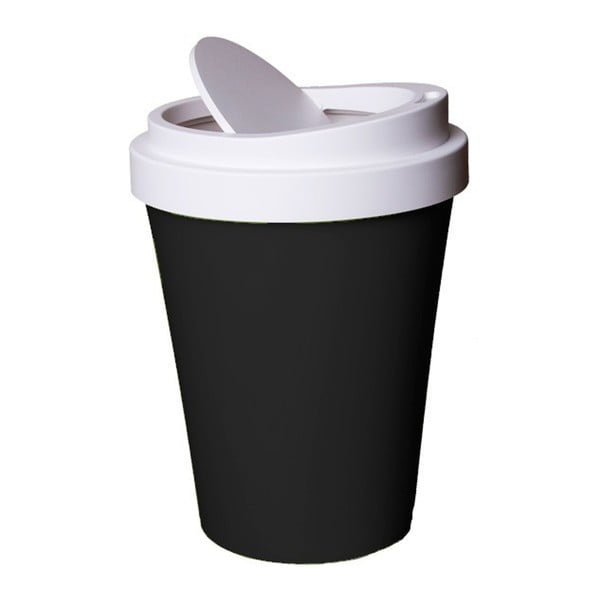 Crno-bijela kanta za otpad Qualy &amp; CO kava