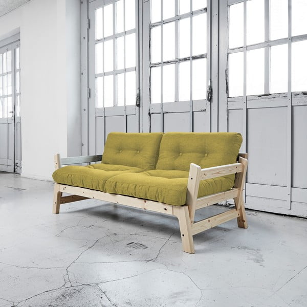 Sofa na razvlačenje Karup Step Natural / Avocado Green