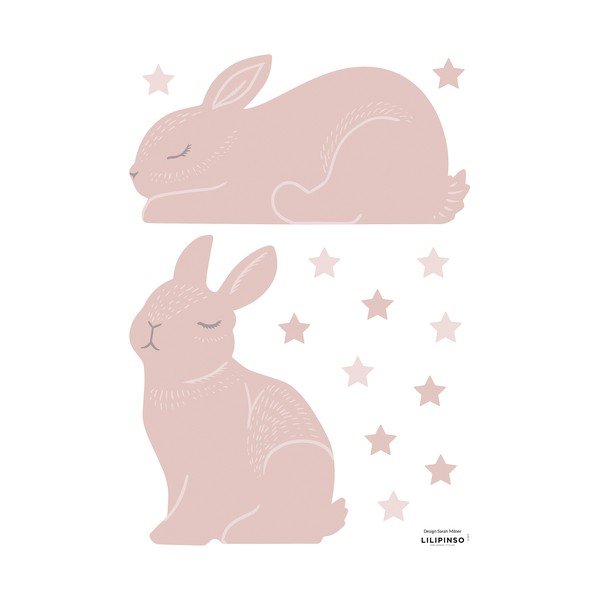 Naljepnice 30x42 cm Vintage Rabbit – Lilipinso