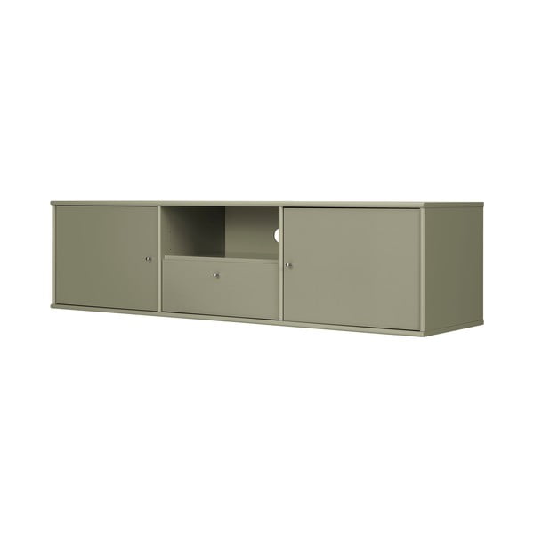 Kaki zelena TV komoda 161x42x45 cm Mistral – Hammel Furniture-image-1
