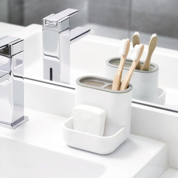 Bijeli organizator za kozmetiku iDesign Cade-image-1