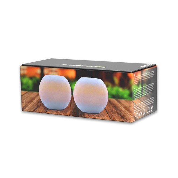 Set od 2 LED svijeće DecoKing Bowl, visina 6,5 cm-image-2