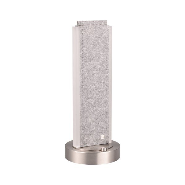 Siva LED stolna lampa s tekstilnim sjenilom (visina 51 cm) Cicara – CINQUE-image-1