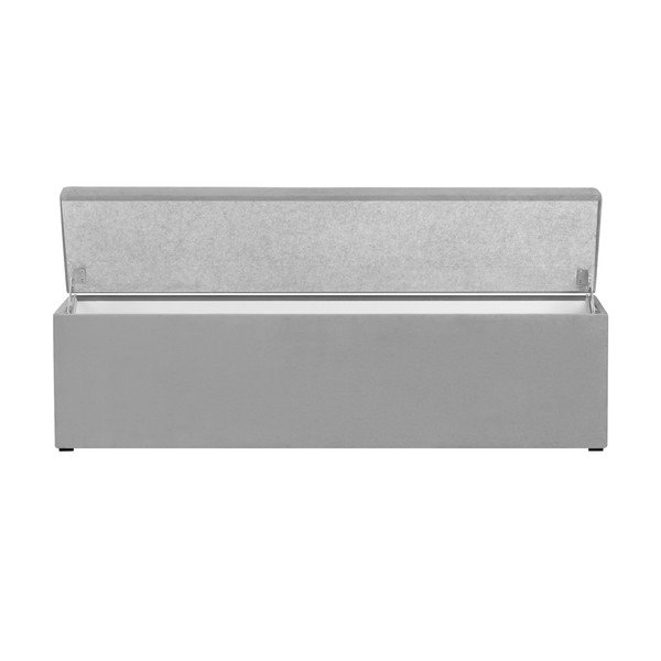 Svijetlo sivi otoman s prostorom za odlaganje Cosmopolitan Design LA, 180 x 47 cm-image-4