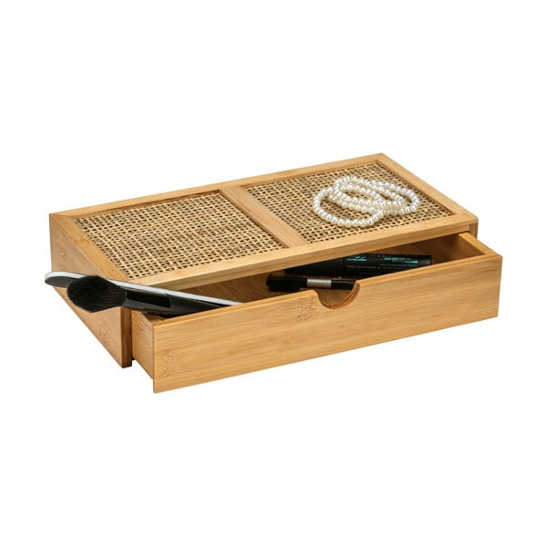 Kupaonski organizator od bambusa Wenko Allegre, 28 x 6 cm-image-2