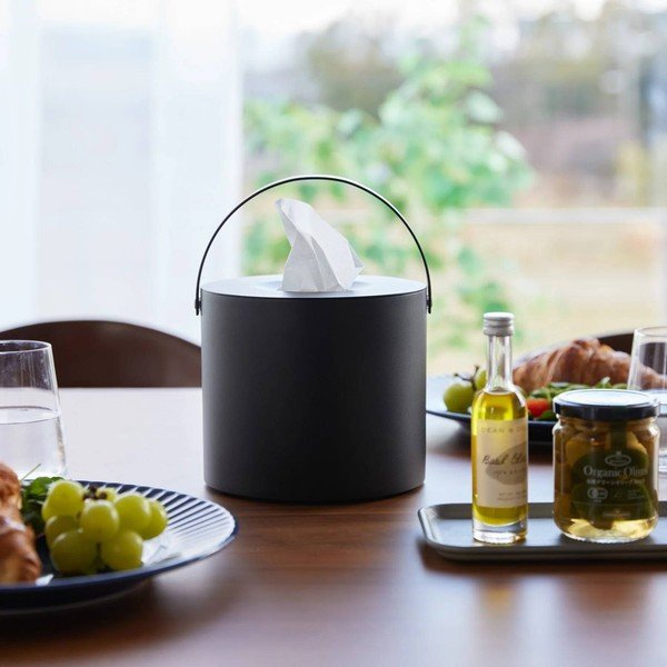 Metalna kutija za maramice Tower – YAMAZAKI-image-1