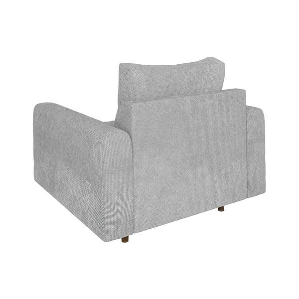 Svijetlo siva fotelja Ariella – Ropez-image-2