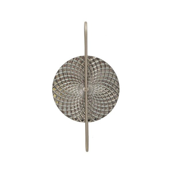 Metalna zidna lampa u srebrnoj boji Silvery – Mauro Ferretti