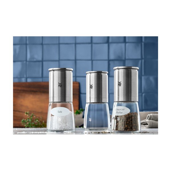 Set od 3 mlinaca za začine od nehrđajućeg čelika WMF Cromargan® Deluxe, visina 14 cm-image-1