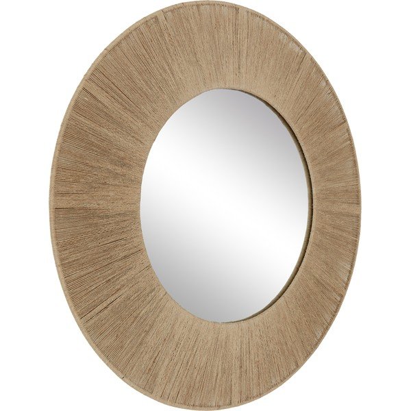 Zidno ogledalo s metalnim okvirom Westwing Collection Citra, ø 90 cm-image-2