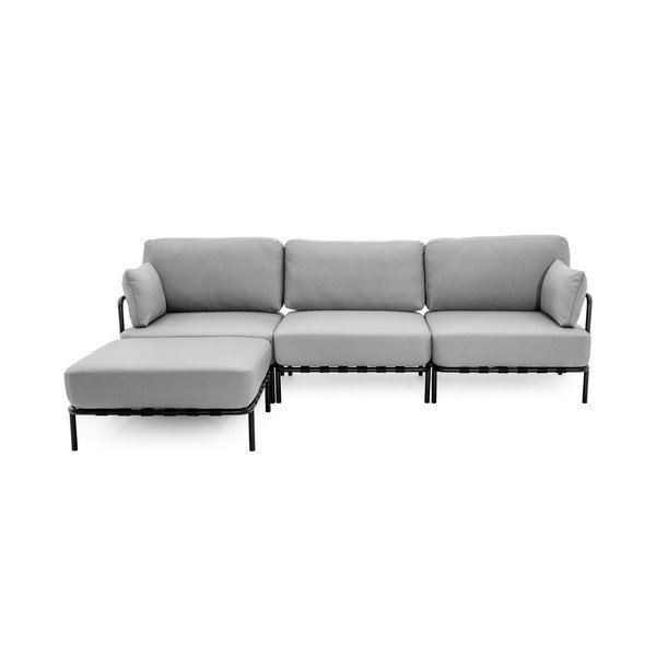 Svijetlo sivi vrtni modularni kauč 234 cm Salve – Sit Sit-image-2